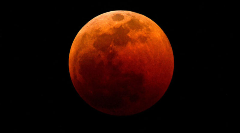 Eclipse totale de Lune, le 27 juillet 2018